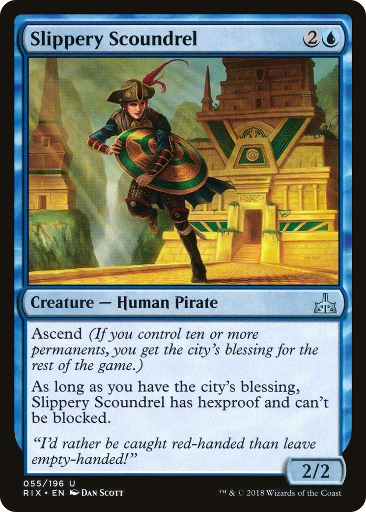 Slippery Scoundrel [Rivals of Ixalan] Foil