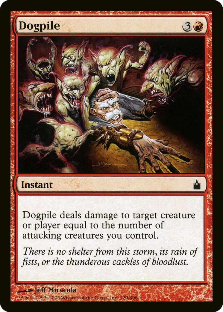 Dogpile [Ravnica: City of Guilds] Foil