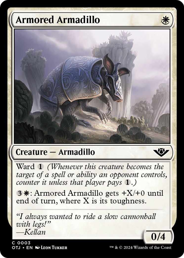 Armored Armadillo [Outlaws of Thunder Junction] Foil