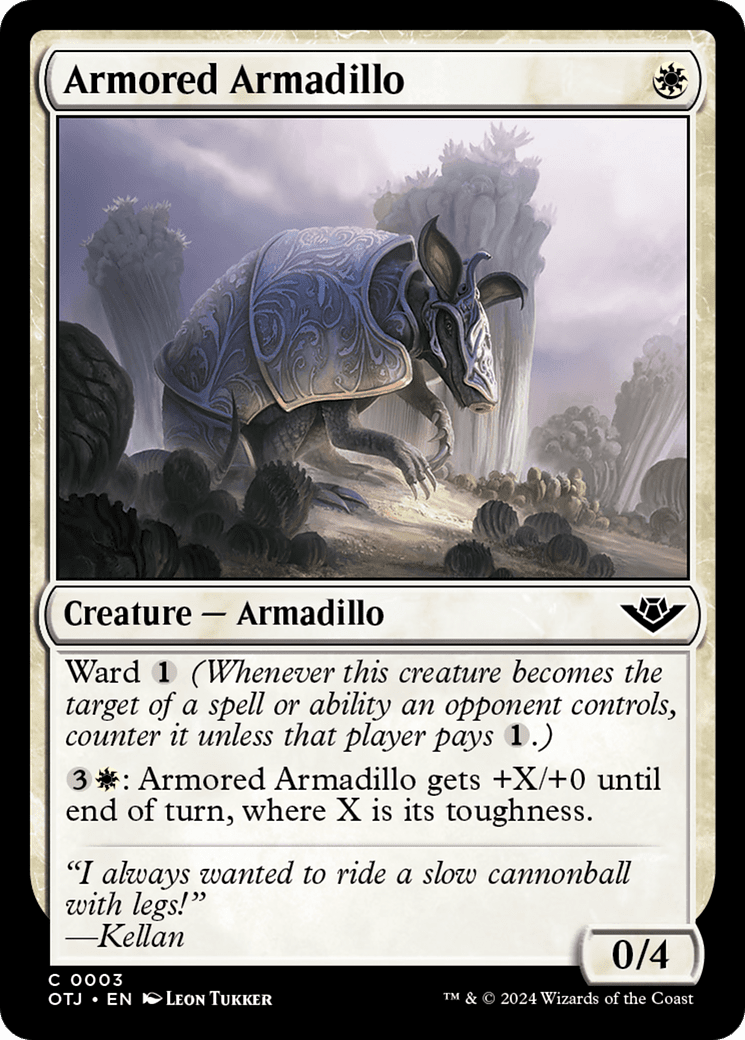 Armored Armadillo [Outlaws of Thunder Junction] Foil