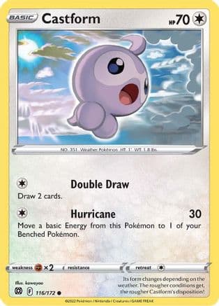 Castform 116/172 - SWSH09 Brilliant Stars