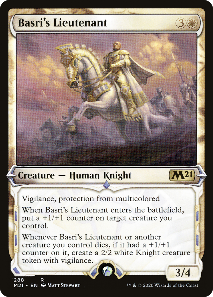 Basri's Lieutenant (Showcase) [Core Set 2021] Foil