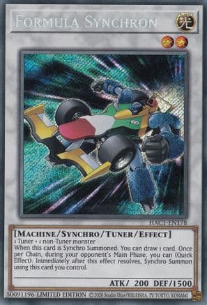 Formula Synchron [HAC1-EN178] Secret Rare