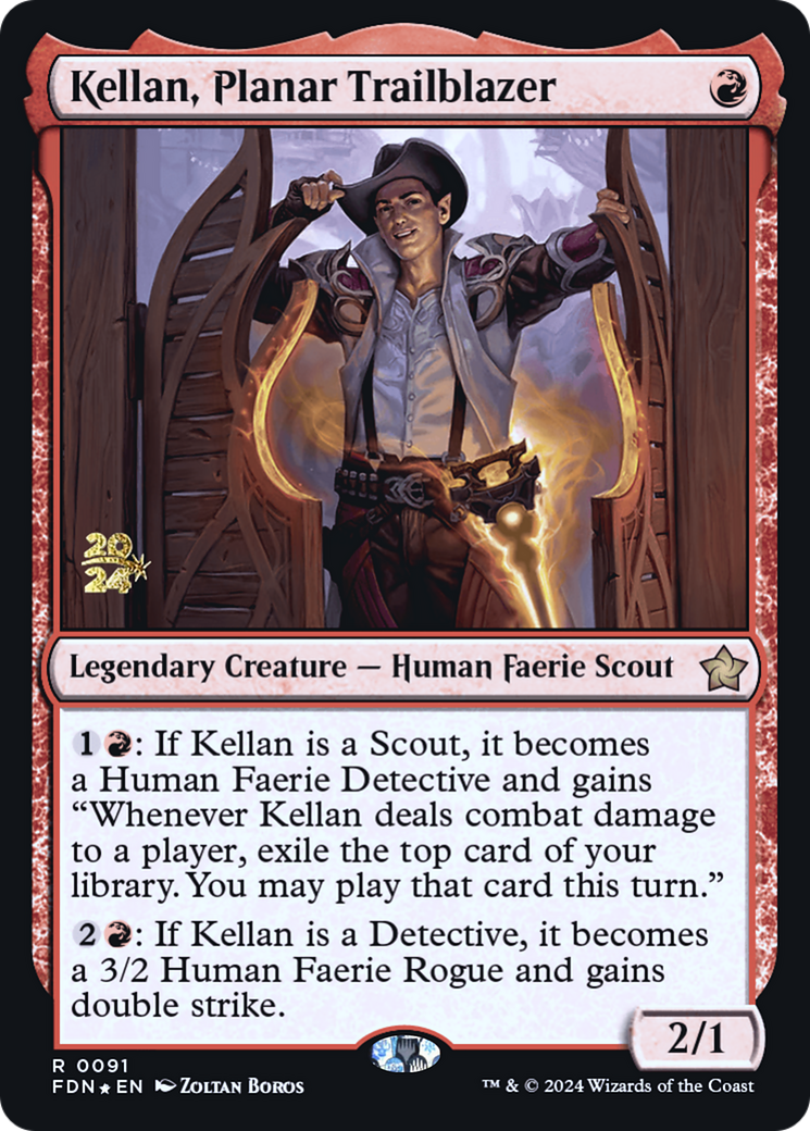 Kellan, Planar Trailblazer (-091) - Prerelease Cards Foil