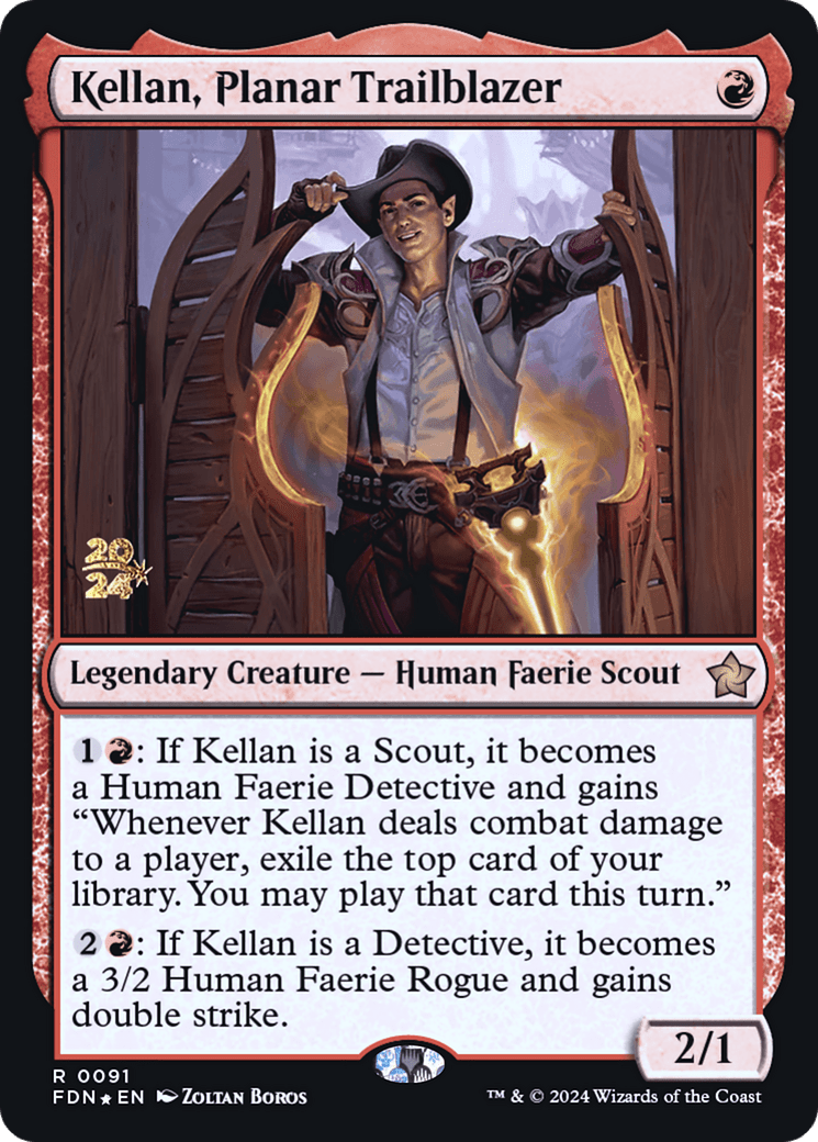 Kellan, Planar Trailblazer (-091) - Prerelease Cards Foil