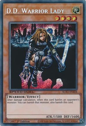 D.D. Warrior Lady [SGX1-ENE04] Secret Rare