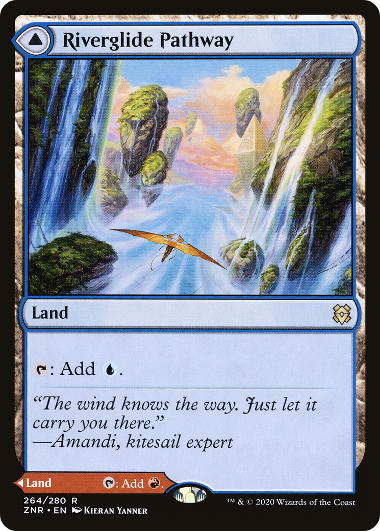 Riverglide Pathway // Lavaglide Pathway [Zendikar Rising] Foil