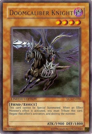 Doomcaliber Knight (SJCS-EN006) - Shonen Jump Championship Series Prize Cards