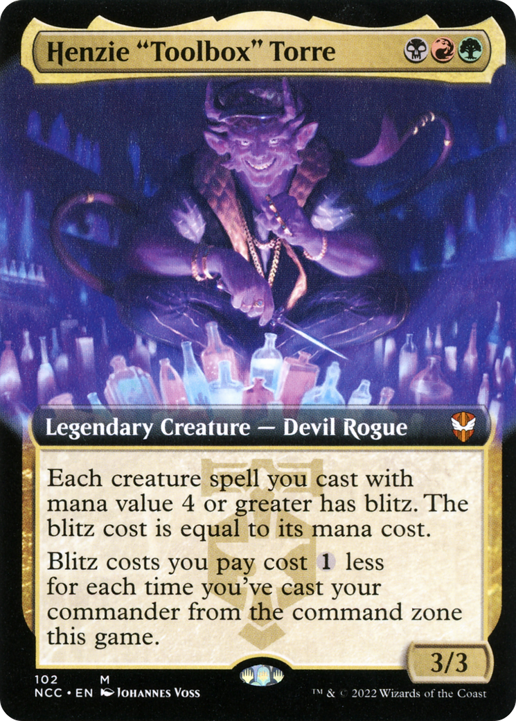 Henzie "Toolbox" Torre (Extended Art) [Streets of New Capenna Commander] Foil