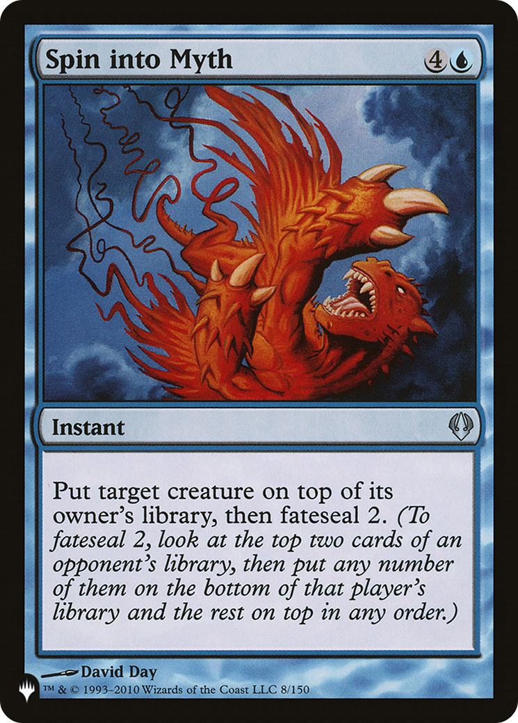 Spin into Myth |  (ARC-8) [The List]