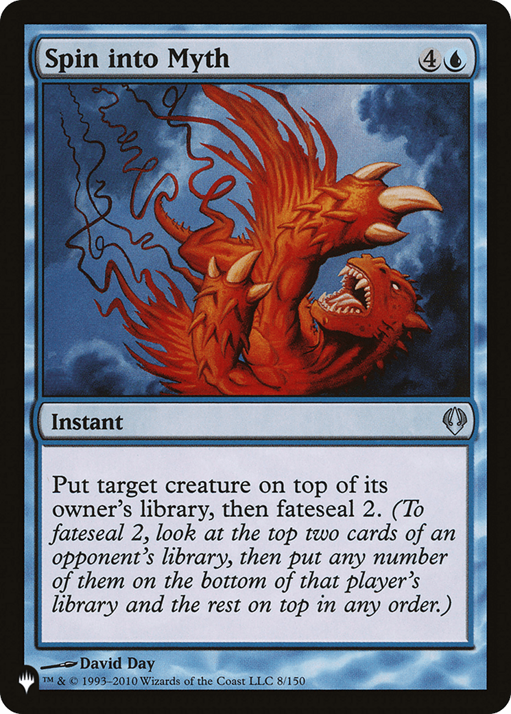 Spin into Myth |  (ARC-8) [The List]