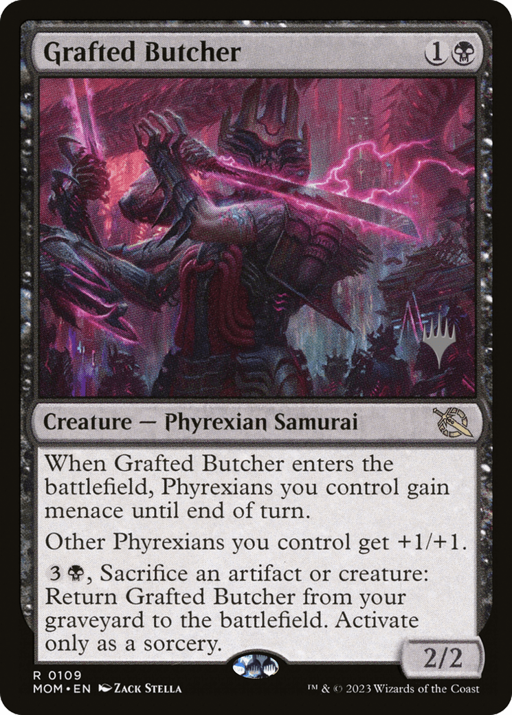 Grafted Butcher (Promo Pack) [March of the Machine Promos] Foil