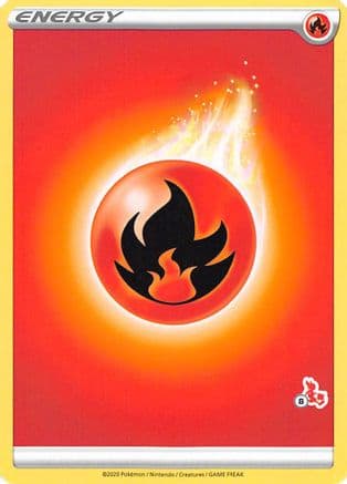 Fire Energy (#8 Cinderace Stamped)  Battle Academy 2022 - Promo