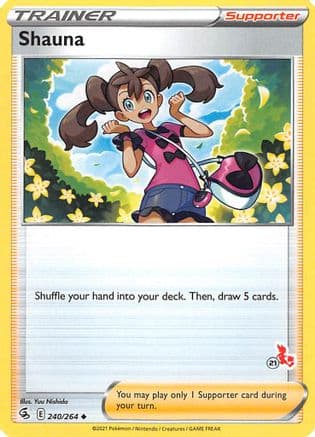 Shauna (# Cinderace Stamped) 240/264 - Battle Academy 2022