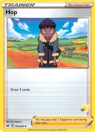 Hop (# Pikachu Stamped) 165/202 - Battle Academy 2022