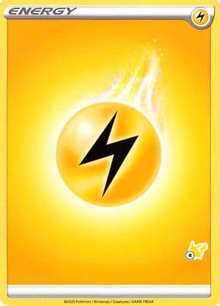 Lightning Energy (#4 Pikachu Stamped)  Battle Academy 2022 - Promo