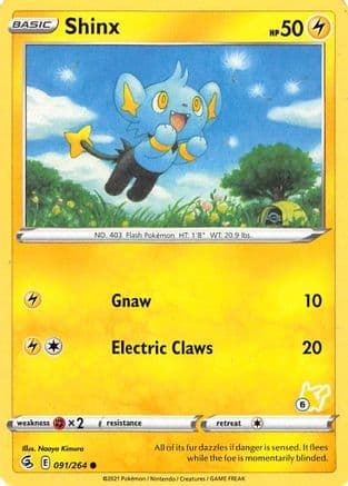 Shinx (# Pikachu Stamped) 91/264 - Battle Academy 2022