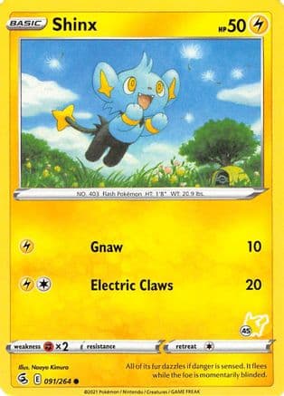 Shinx (# Pikachu Stamped) 91/264 - Battle Academy 2022