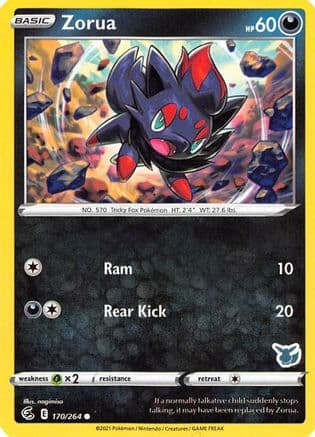 Zorua (Eevee Stamped) 170/264 - Battle Academy 2022