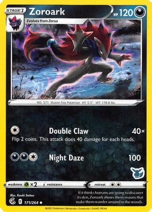 Zoroark (Eevee Stamped) 171/264 - Battle Academy 2022