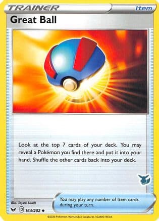 Great Ball (Eevee Stamped) 164/202 - Battle Academy 2022