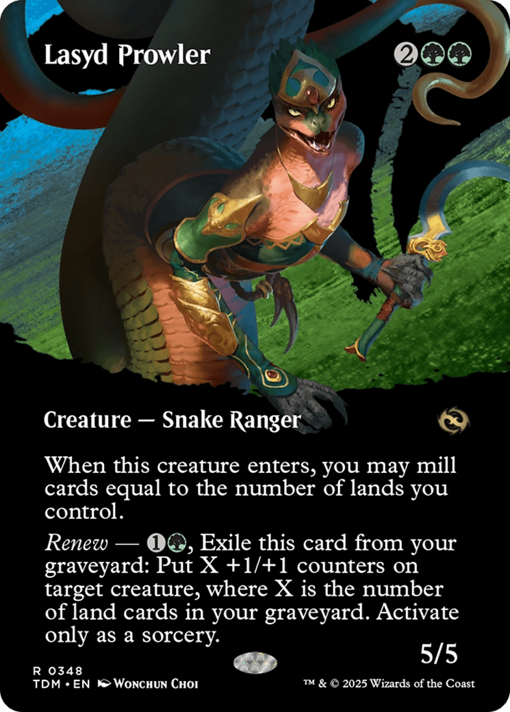 Lasyd Prowler (Borderless) (348) [Tarkir: Dragonstorm]