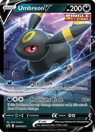 Umbreon V SWSH203/307 - SWSH Sword & Shield Promo Cards Holofoil
