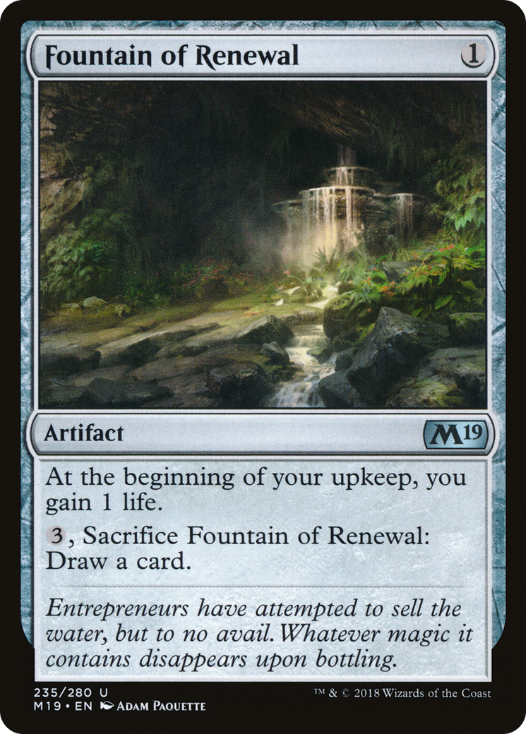 Fountain of Renewal [Core Set 2019] Foil