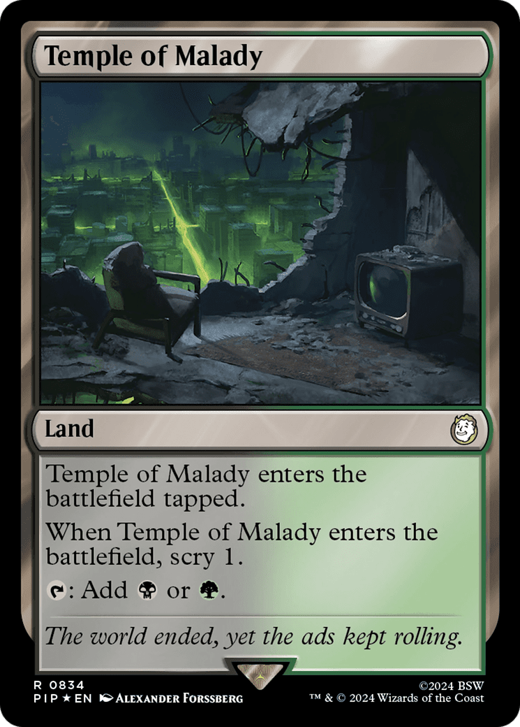 Temple of Malady (Surge Foil) [Fallout]