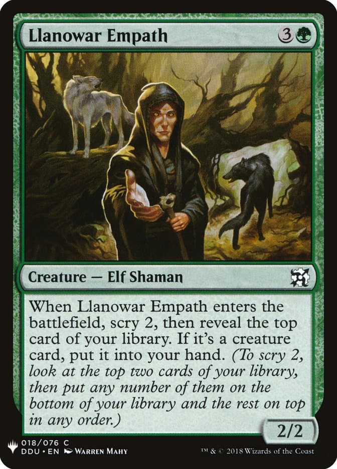 Llanowar Empath |  (DDU-18) [The List]