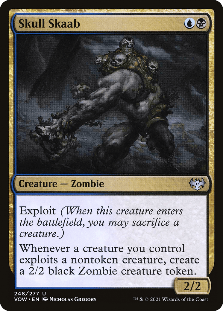Skull Skaab [Innistrad: Crimson Vow] Foil