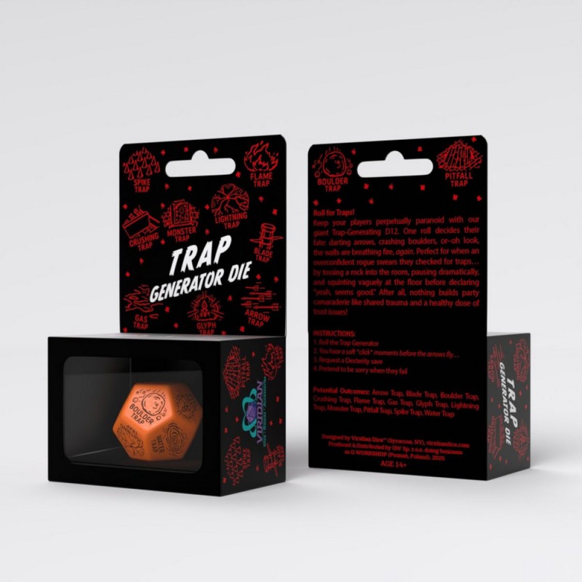 Trap Generator Die | Orange & Black