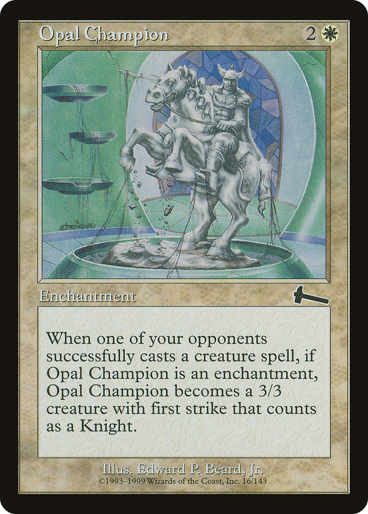 Opal Champion [Urza's Legacy] Foil