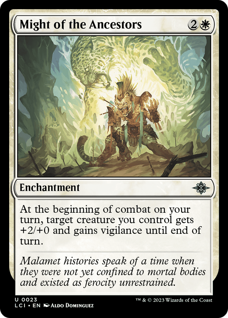 Might of the Ancestors [The Lost Caverns of Ixalan] Foil