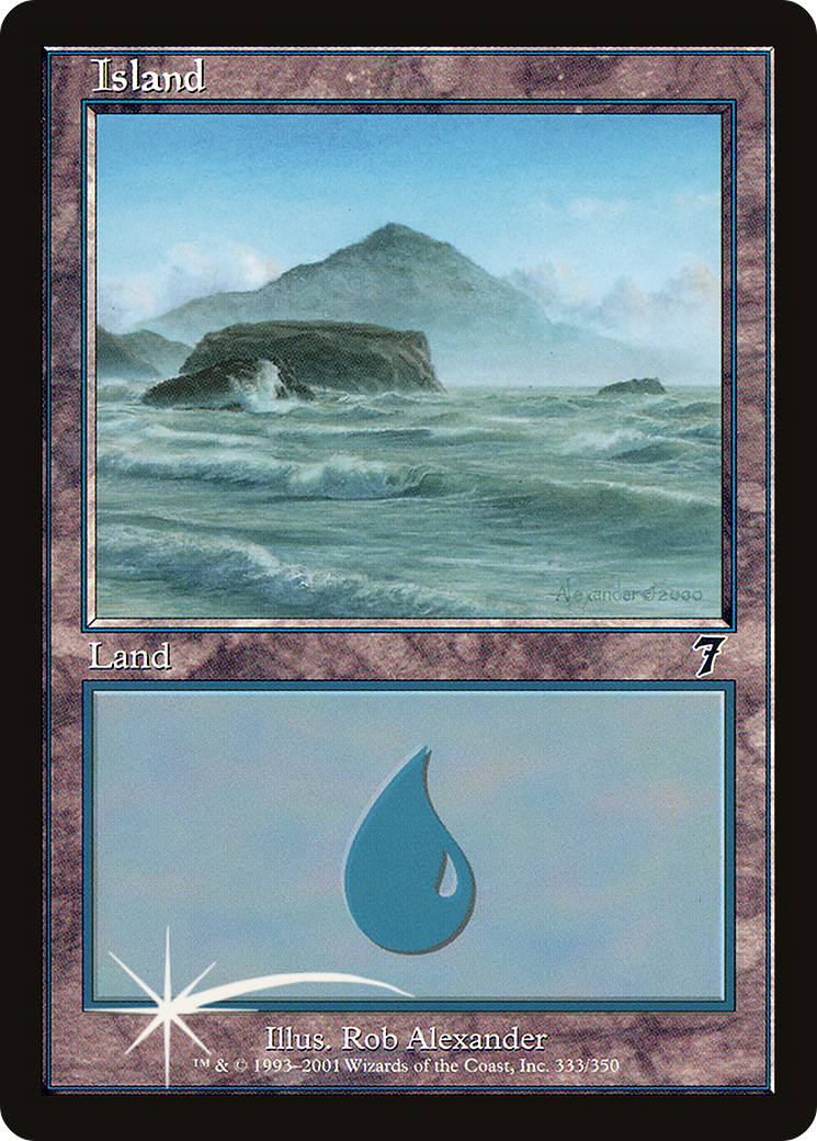Island (333) [Seventh Edition] Foil