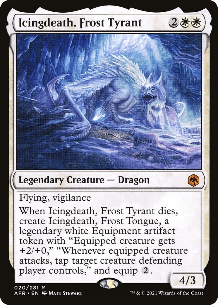 Icingdeath, Frost Tyrant [Dungeons & Dragons: Adventures in the Forgotten Realms] Foil