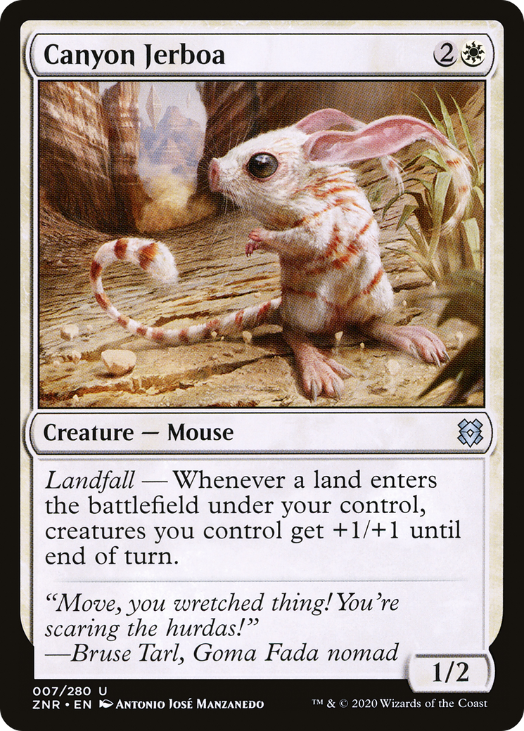 Canyon Jerboa [Zendikar Rising] Foil