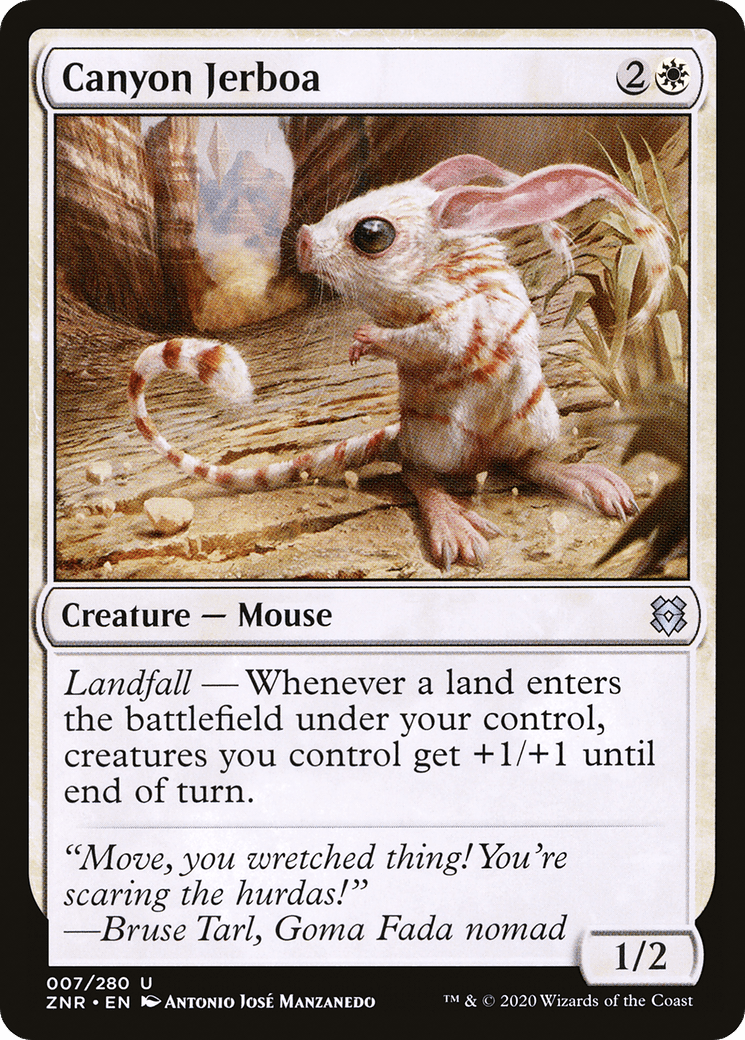 Canyon Jerboa [Zendikar Rising] Foil