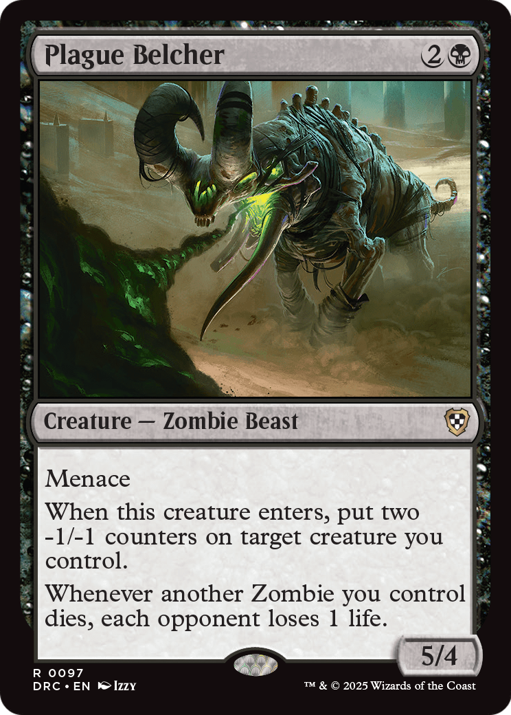 Plague Belcher (-097) [Commander: Aetherdrift]