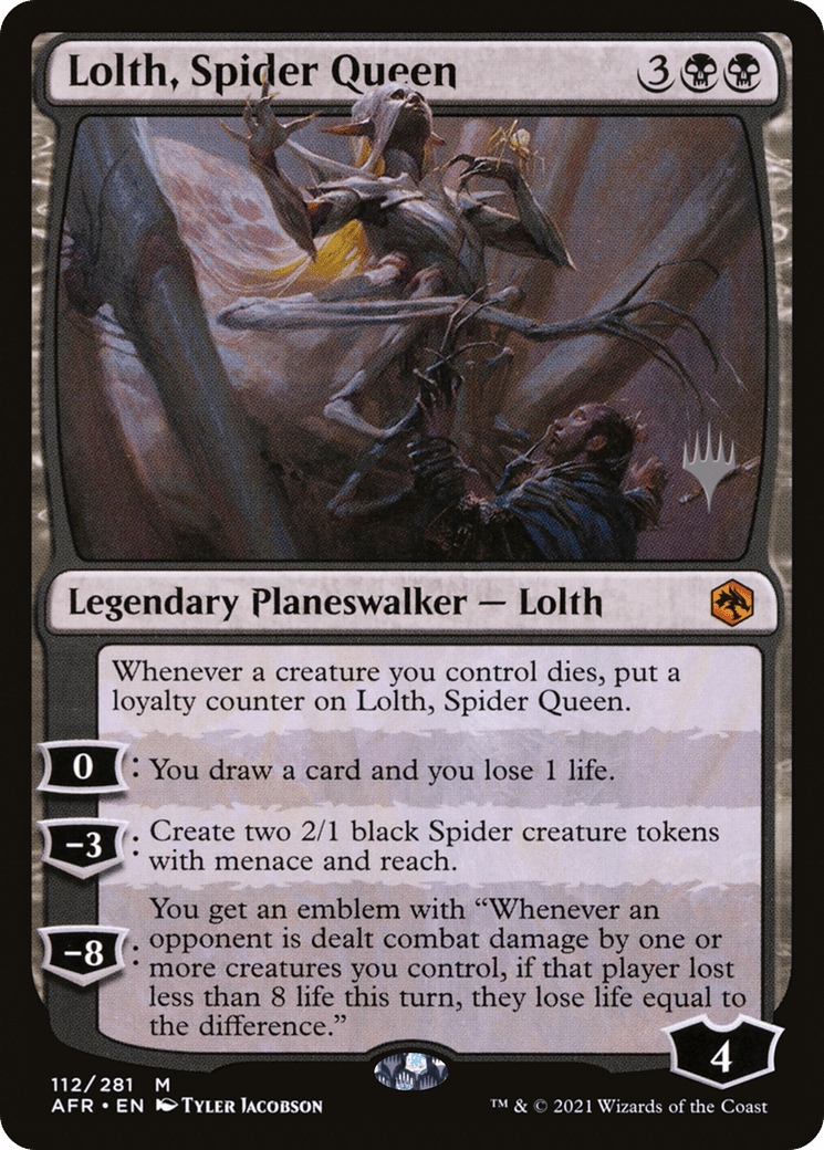 Lolth, Spider Queen (Promo Pack) [Dungeons & Dragons: Adventures in the Forgotten Realms Promos]