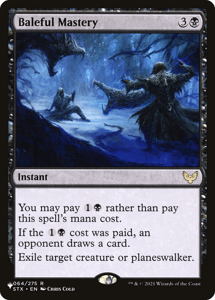 Baleful Mastery |  (STX-64) [The List]