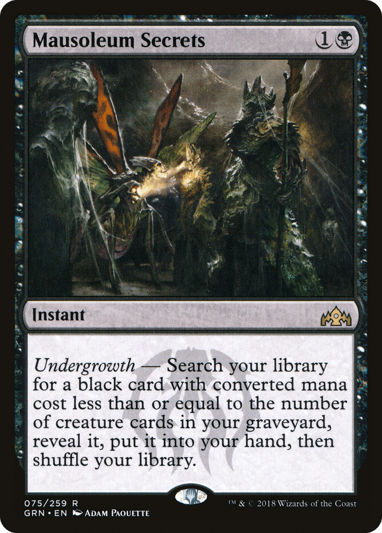 Mausoleum Secrets [Guilds of Ravnica] Foil