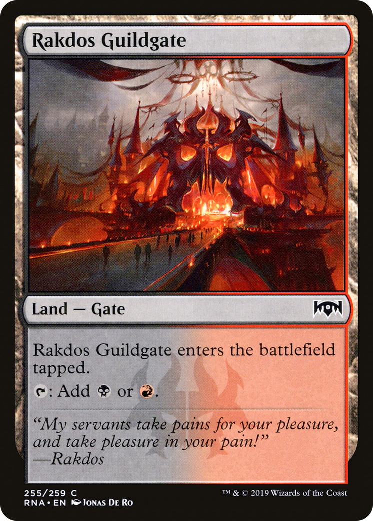Rakdos Guildgate (255/259) [Ravnica Allegiance] Foil