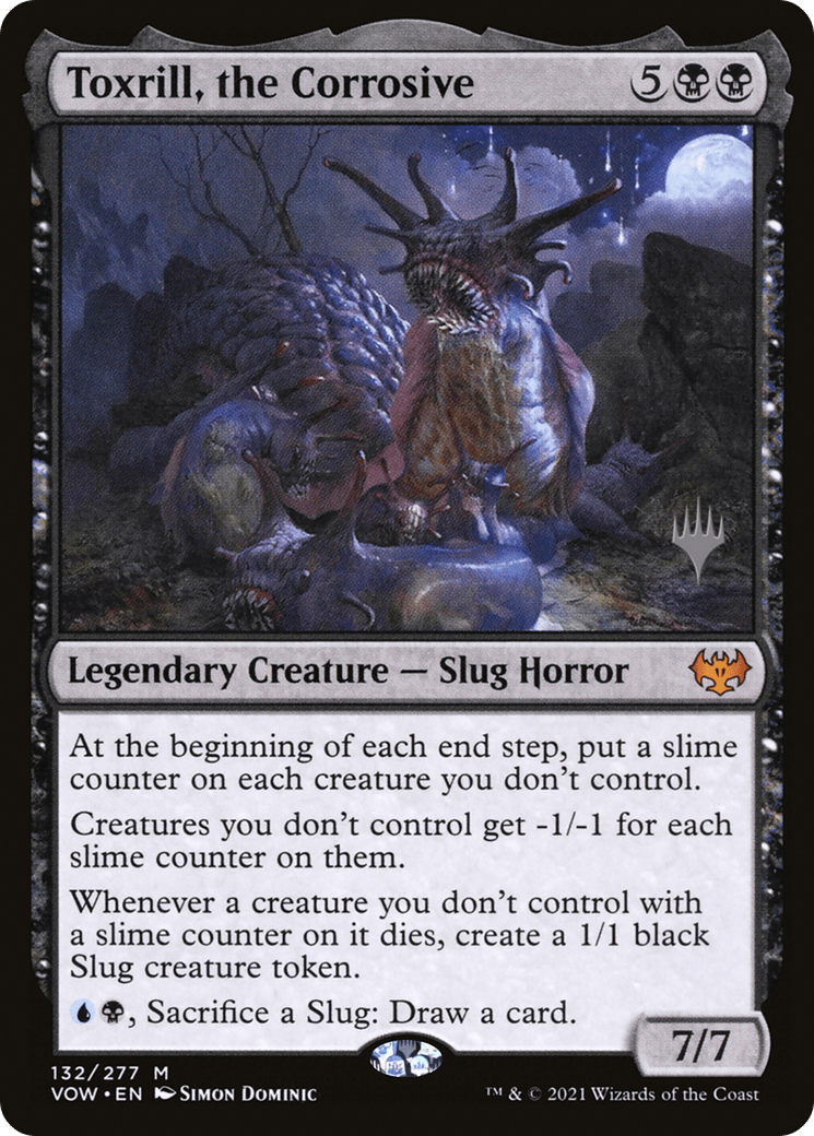 Toxrill, the Corrosive (Promo Pack) [Innistrad: Crimson Vow Promos] Foil