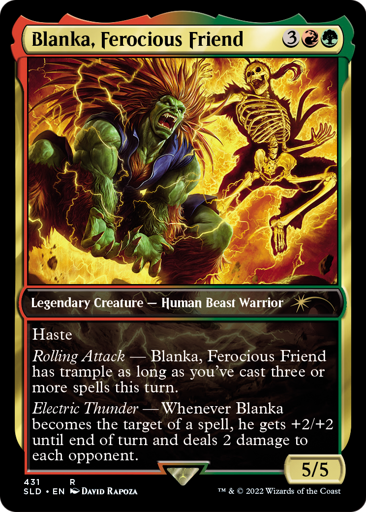 Blanka, Ferocious Friend [Secret Lair Drop Series] Foil