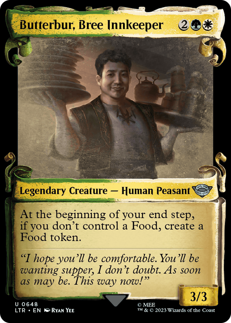 Butterbur, Bree Innkeeper [The Lord of the Rings: Tales of Middle-Earth Showcase Scrolls]