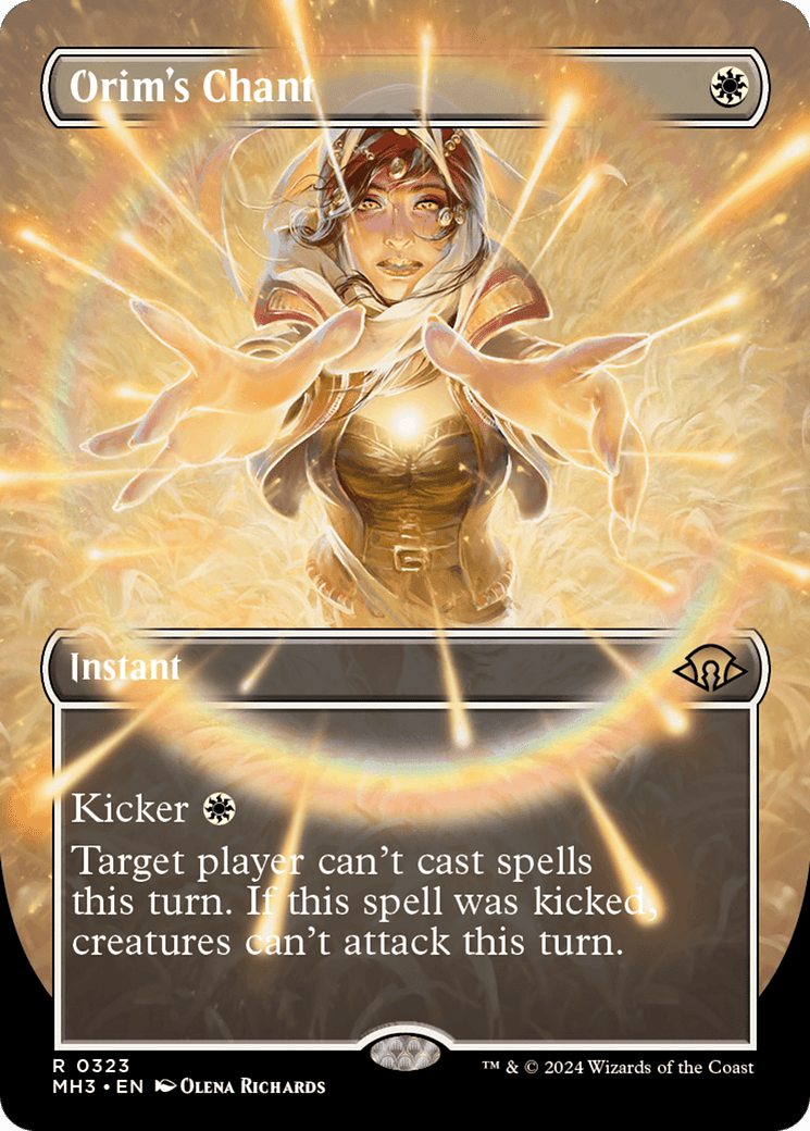 Orim's Chant (Borderless) [Modern Horizons 3] Foil