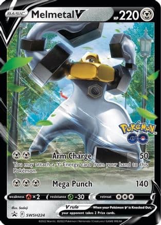 Melmetal V SWSH224/307 - SWSH Sword & Shield Promo Cards Holofoil