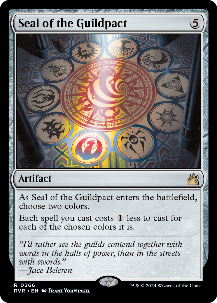 Seal of the Guildpact [Ravnica Remastered] Foil