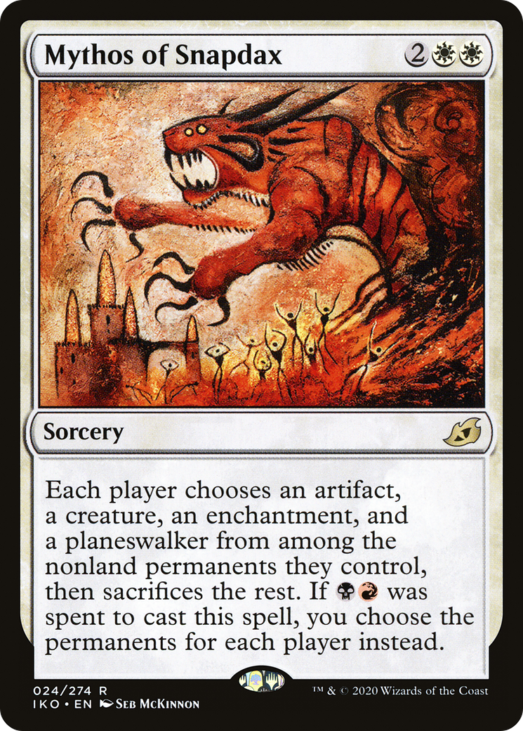 Mythos of Snapdax [Ikoria: Lair of Behemoths] Foil